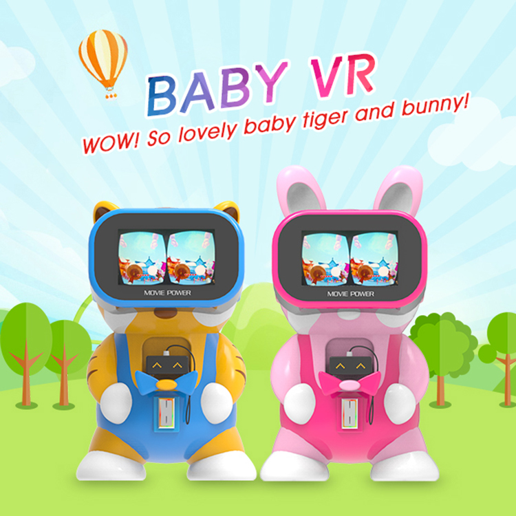 Earn Money 9d Virtual Reality Kids Education European Standards 9d VR rabbit Simulator VR tigger Baby virtual games for Children