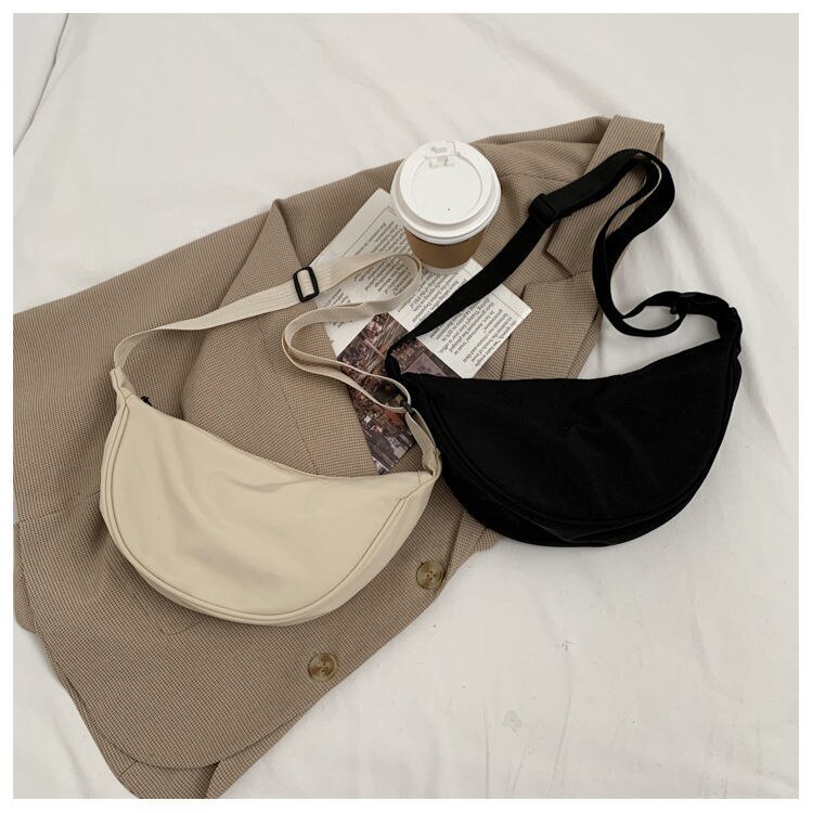 biggersourcing-_Best Sellers_Solid Color Chest Bag For Women Large Capacity Travel Crossbody Half Moon Designed Belt Bag Ladies Daily Street Fanny Packs_Provide you to purchase, logistics, monitoring, inspection, factories and other service providers in China_First1Open